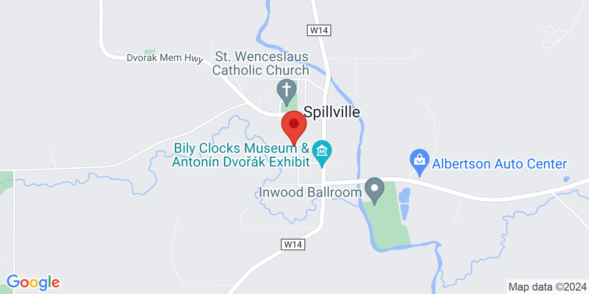 Map of Spillville Public Library